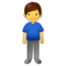 Man Standing emoji on Samsung
